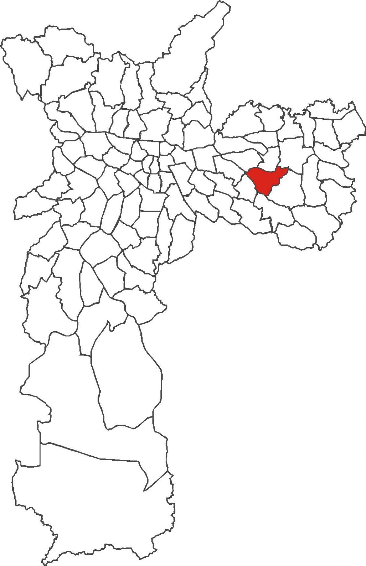 지도 Cidade Líder district