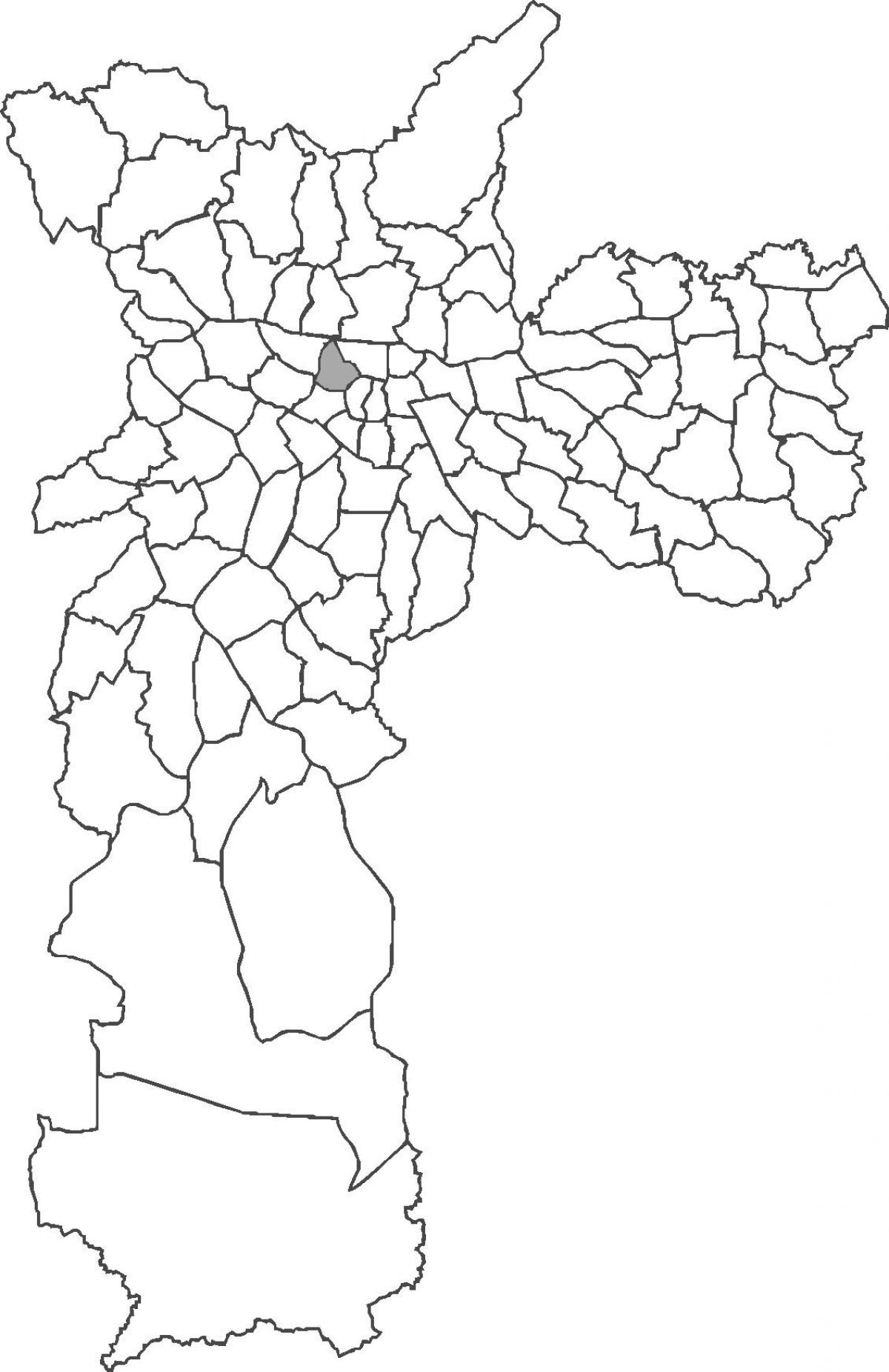 지도의 산타 Cecília district