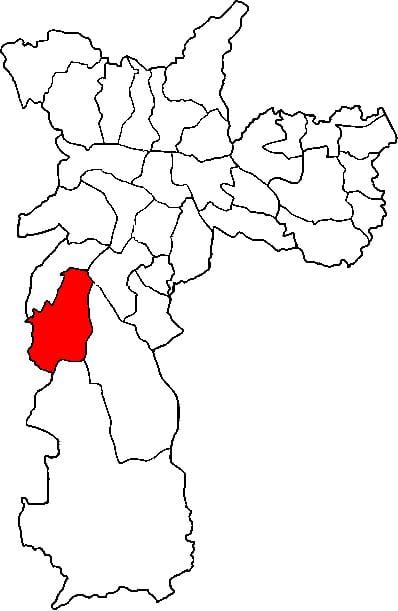 지도 므보이 미림 sub-현 São Paulo