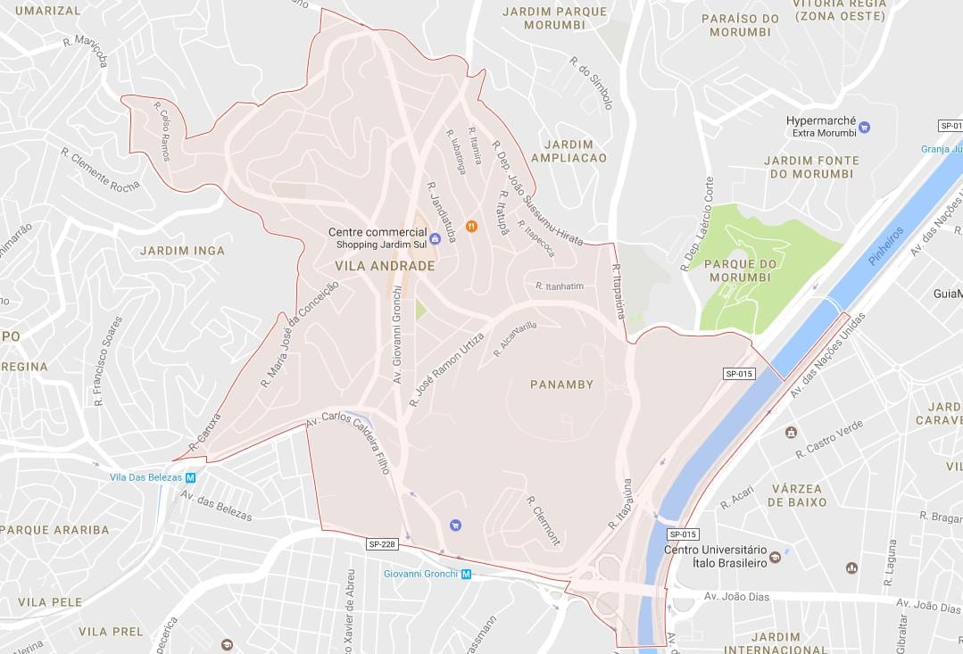 지도 빌라 앤드 São Paulo