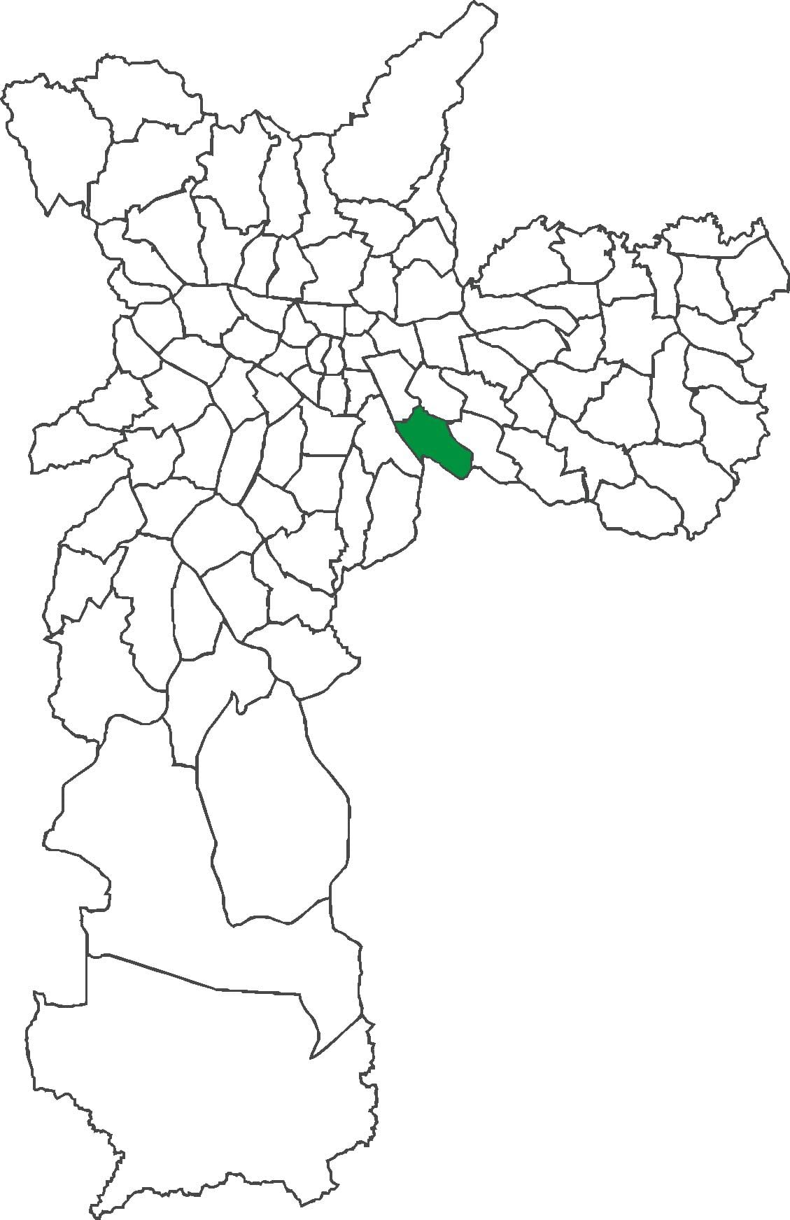 지도 빌라 프루덴테 district