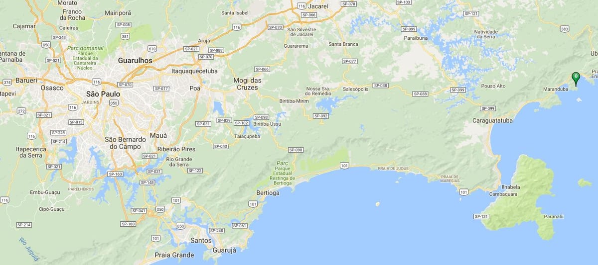 지도 해변의 포르탈레자