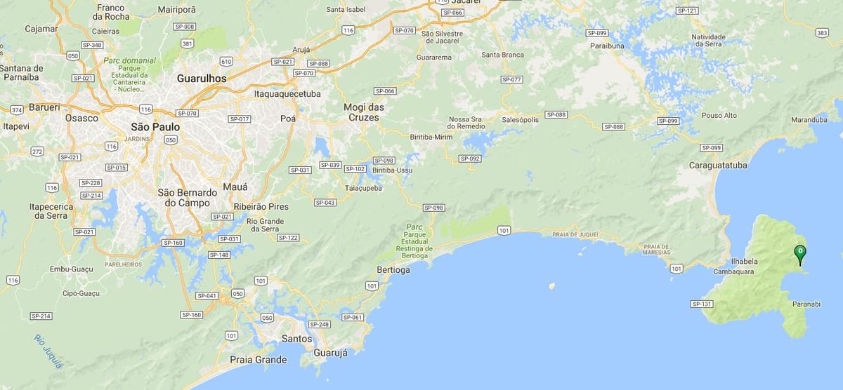 지도의 해변 Guanxuma
