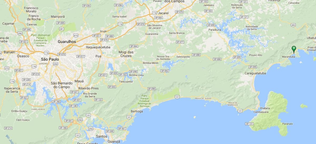 지도의 해변 Lagoinha