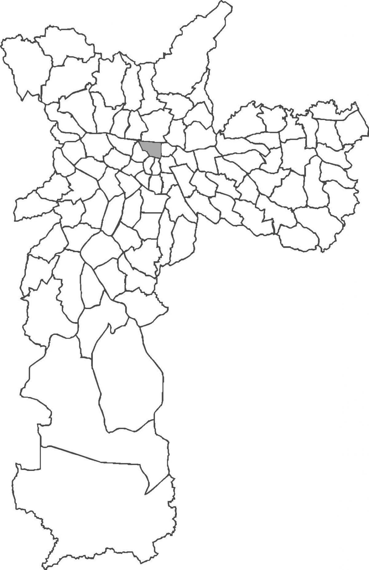 지도 Bom Retiro district