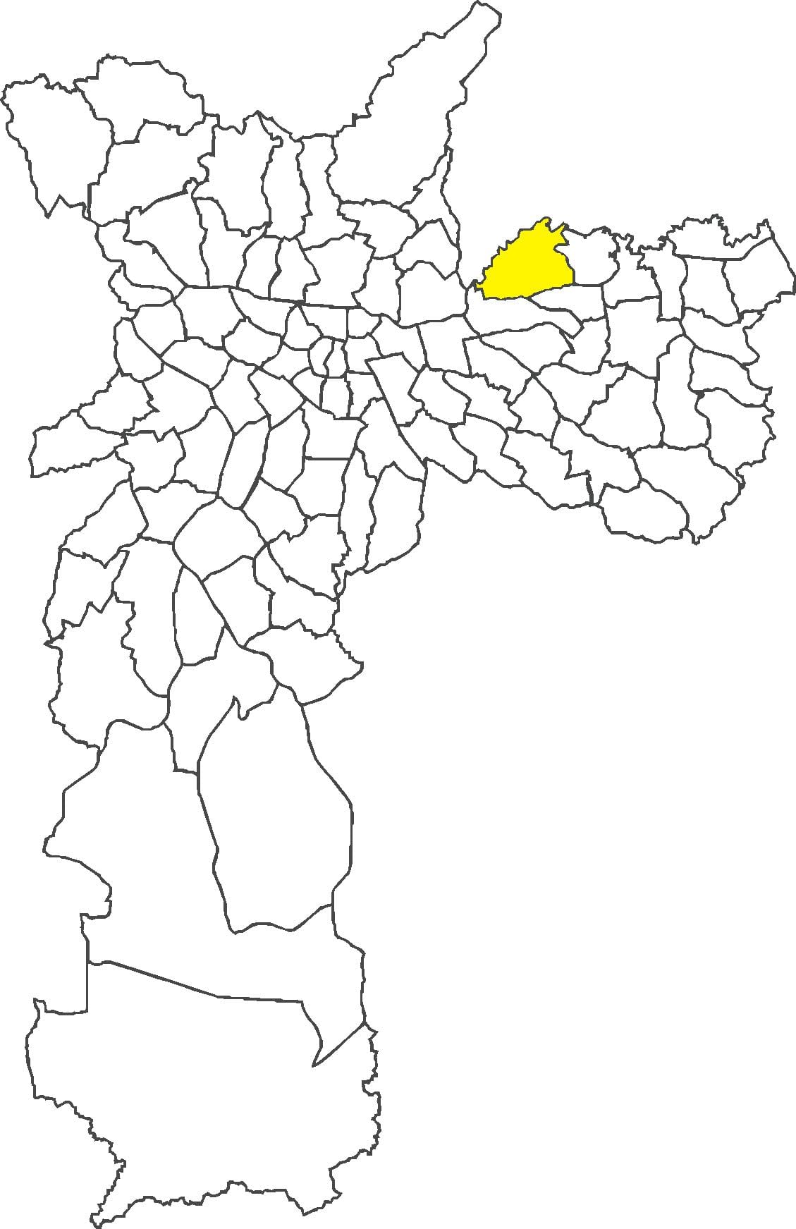 지도 Cangaíba district