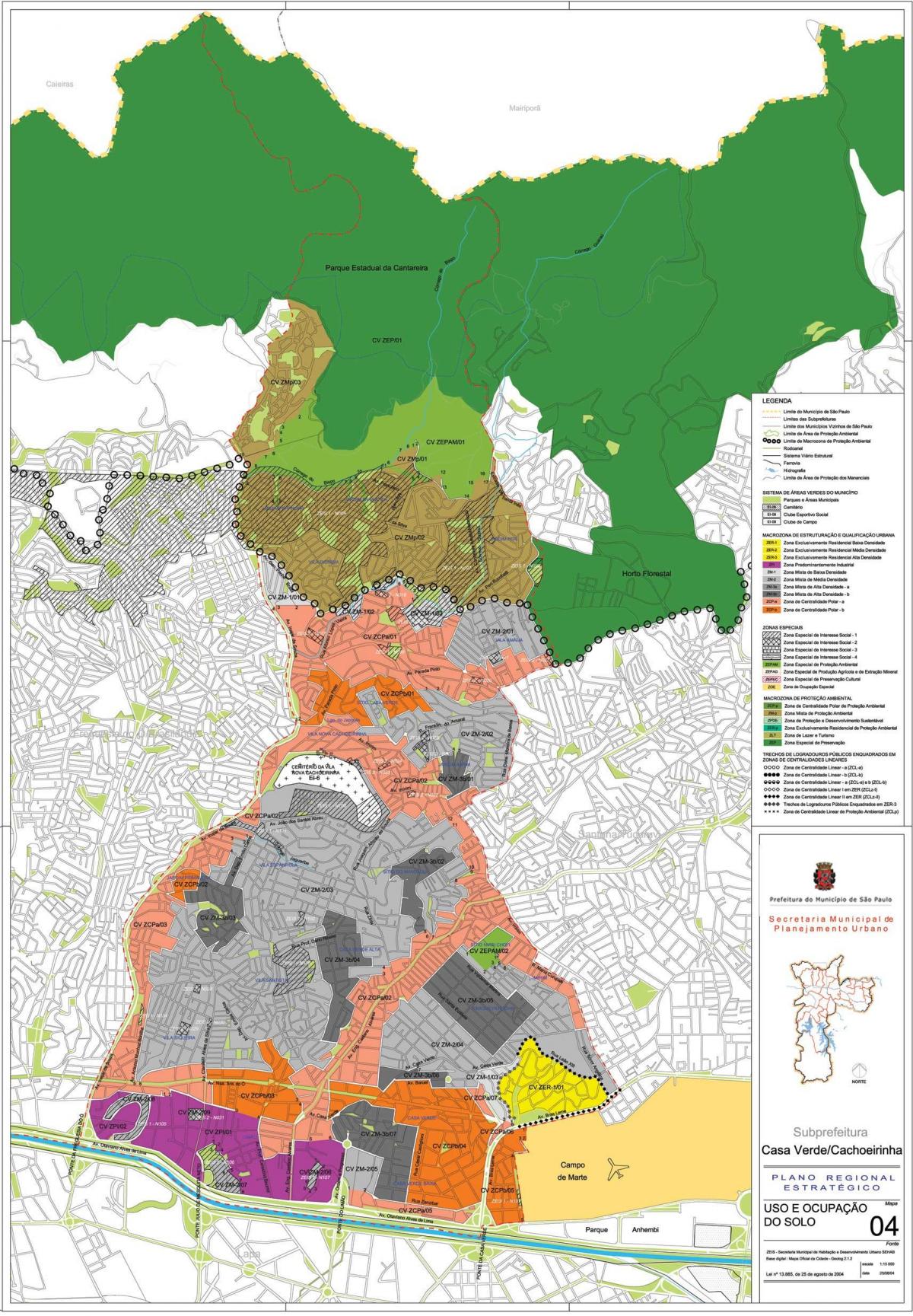 지도 Casa Verde 상파울루-직업의 토양