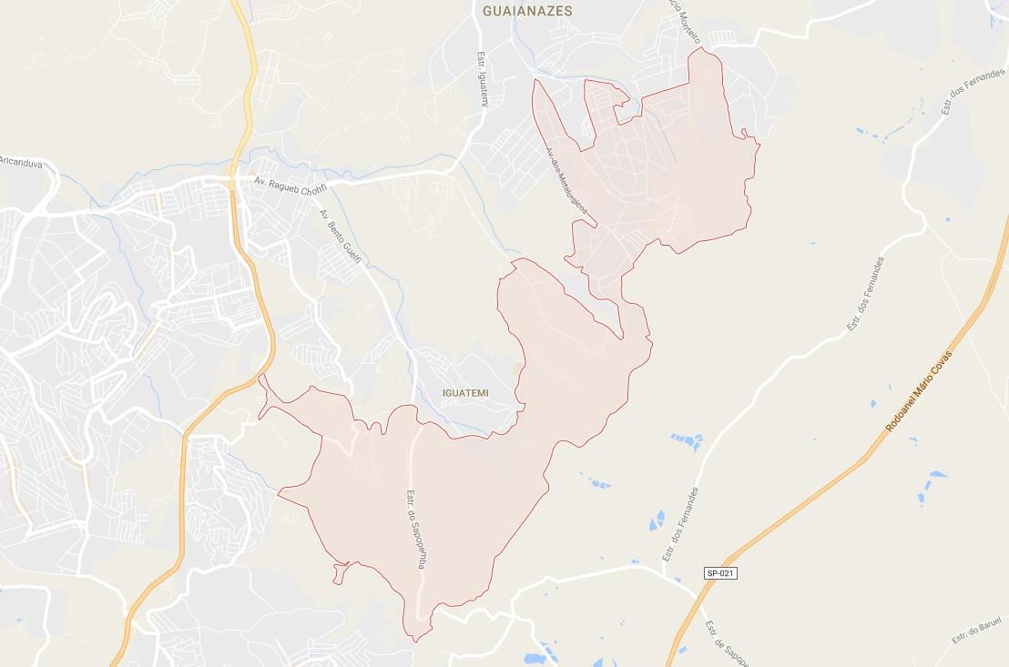 지도 Cidade 층 São Paulo