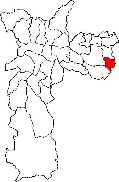 지도 Cidade 층 sub-현 São Paulo