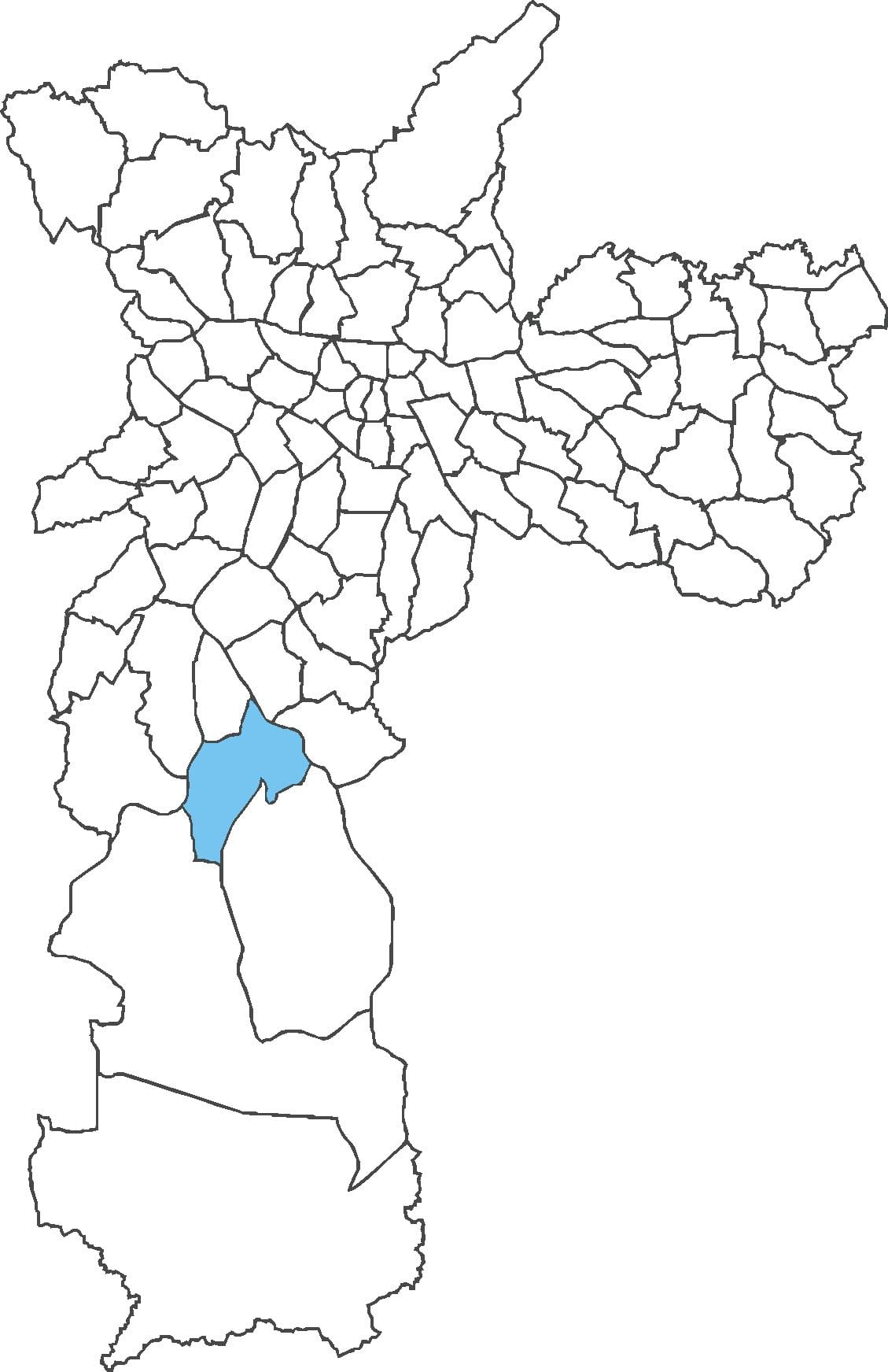 지도 Cidade Dutra district