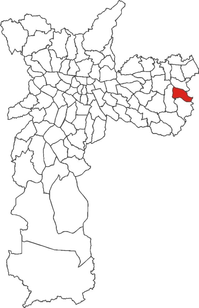 지도 Guaianases district