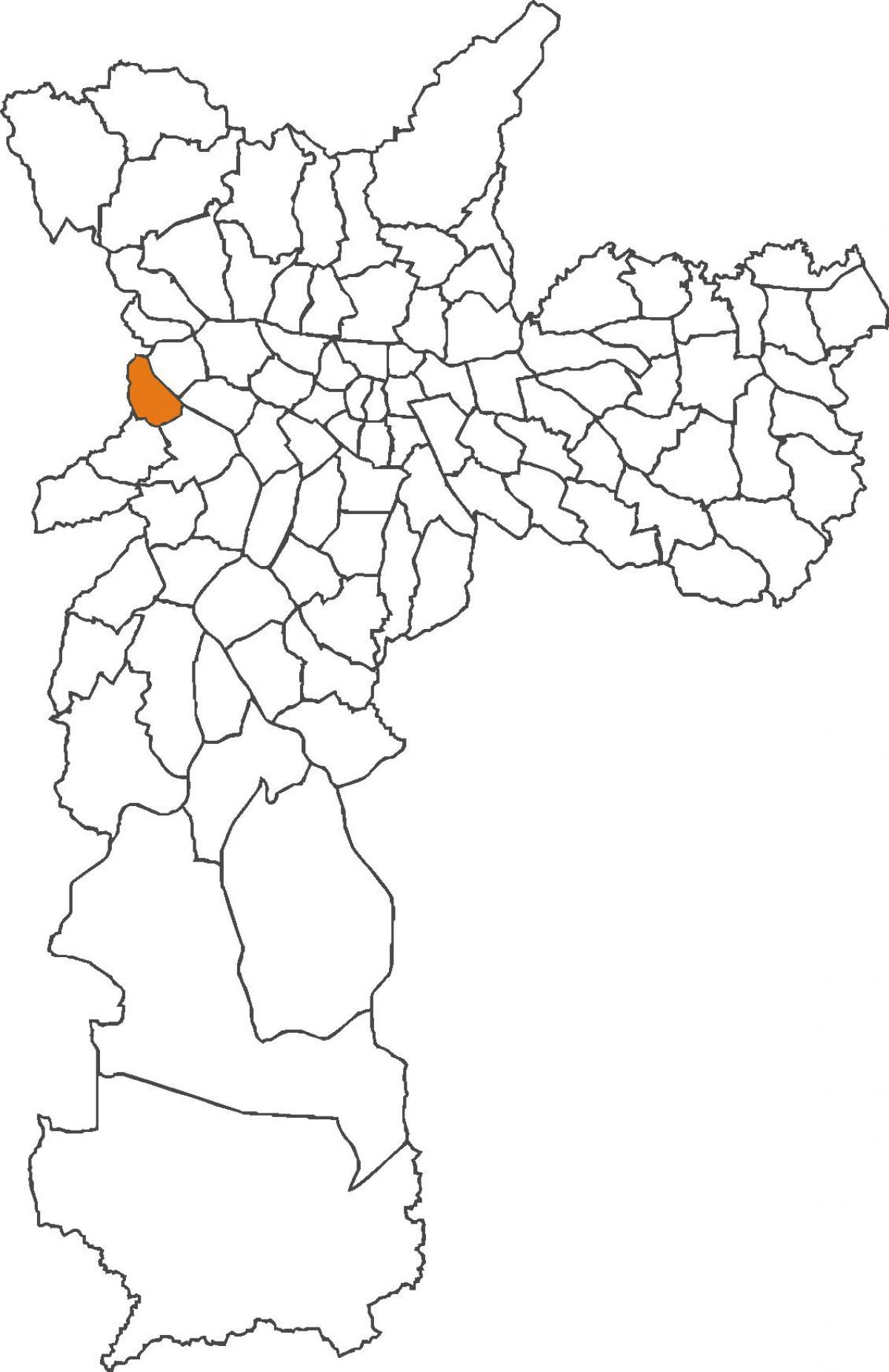 지도 Jaguaré district