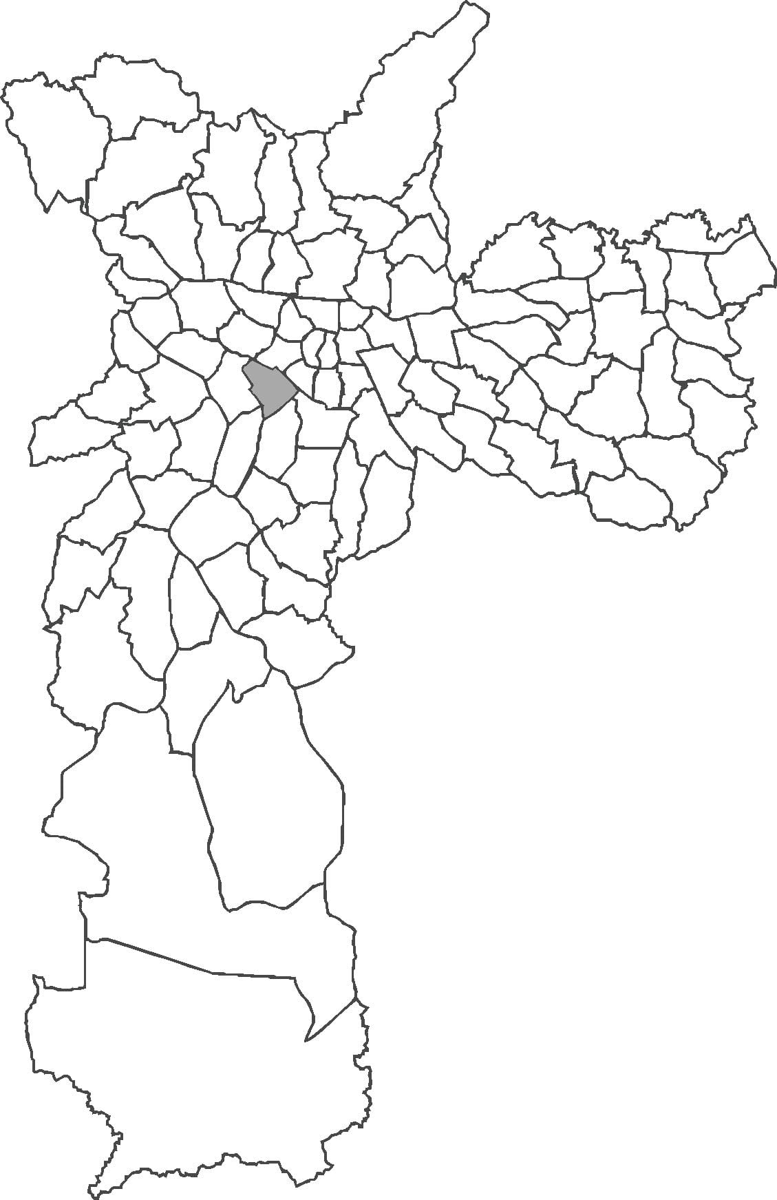 지도 Jardim Paulista district