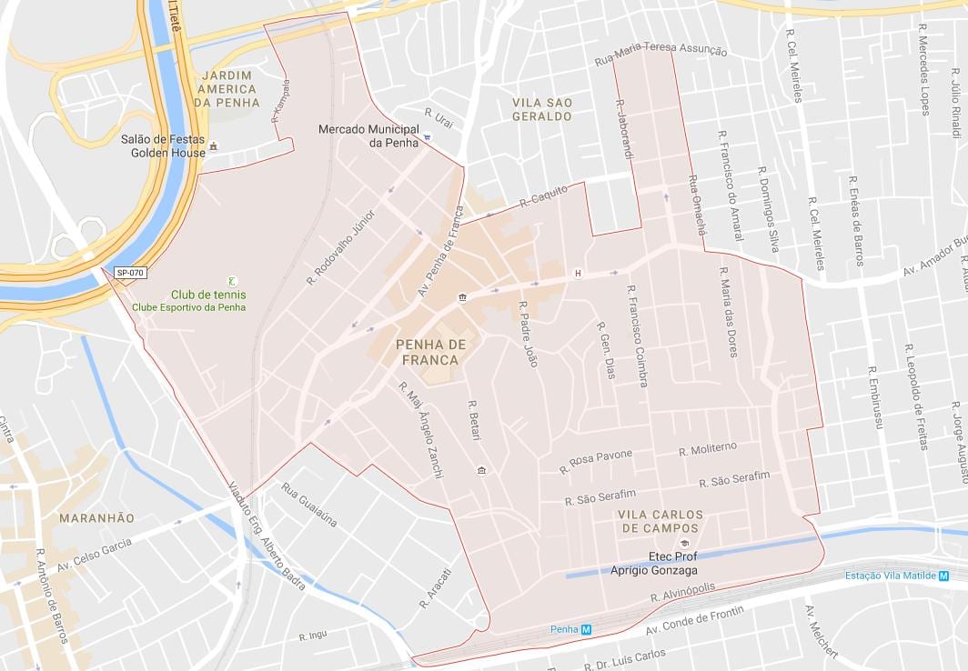 지도 Penha São Paulo