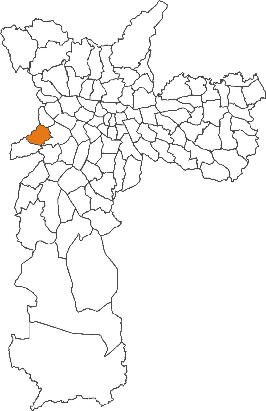 리우데자네이루의 지도 Pequeno district