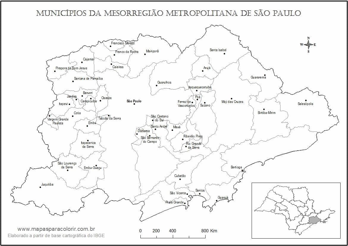 지도 São Paulo 버진