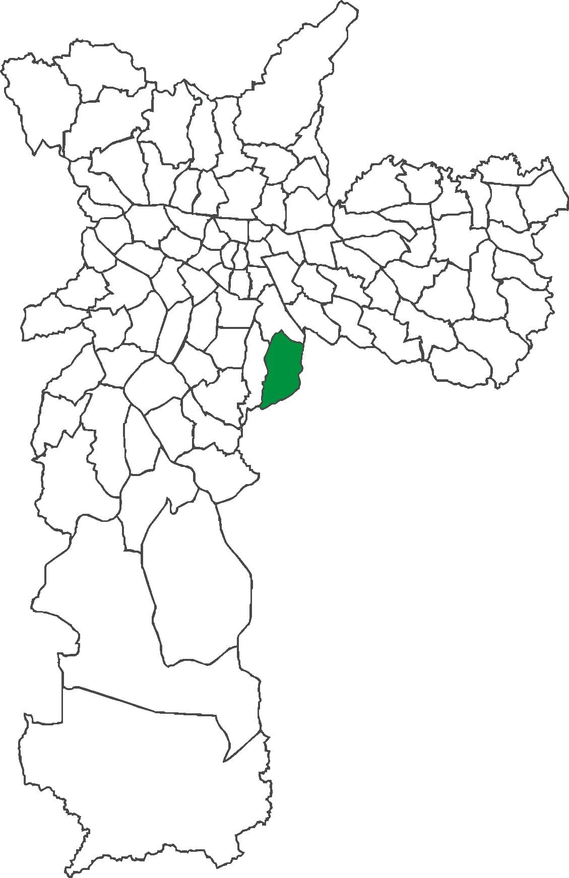 지도 Sacomã district