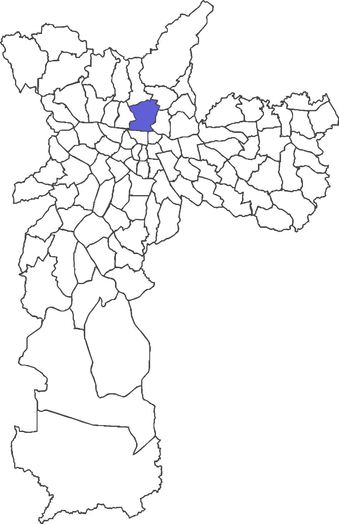 지도의 산타나 district
