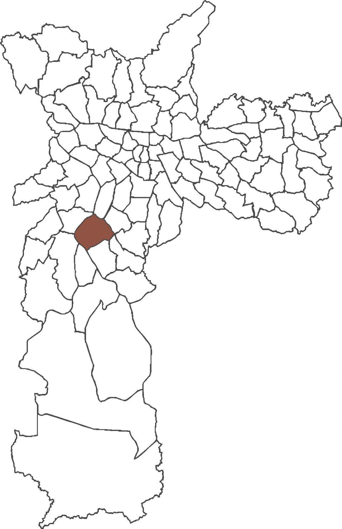지도 Santo Amaro district