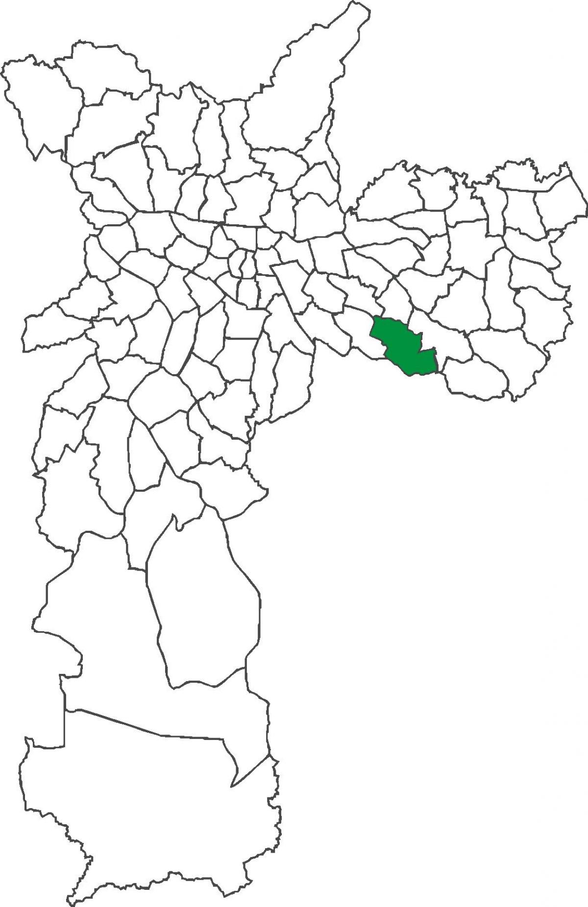 지도 Sapopemba district