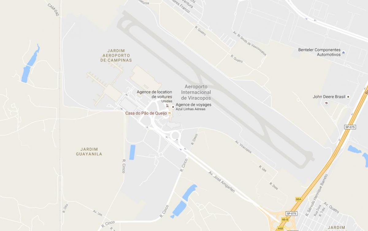 지도 VCP-캄피나스 공항