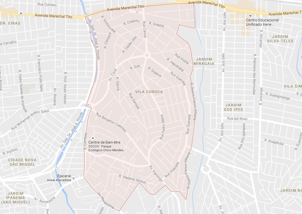 지도 빌라도의 Curuçá São Paulo
