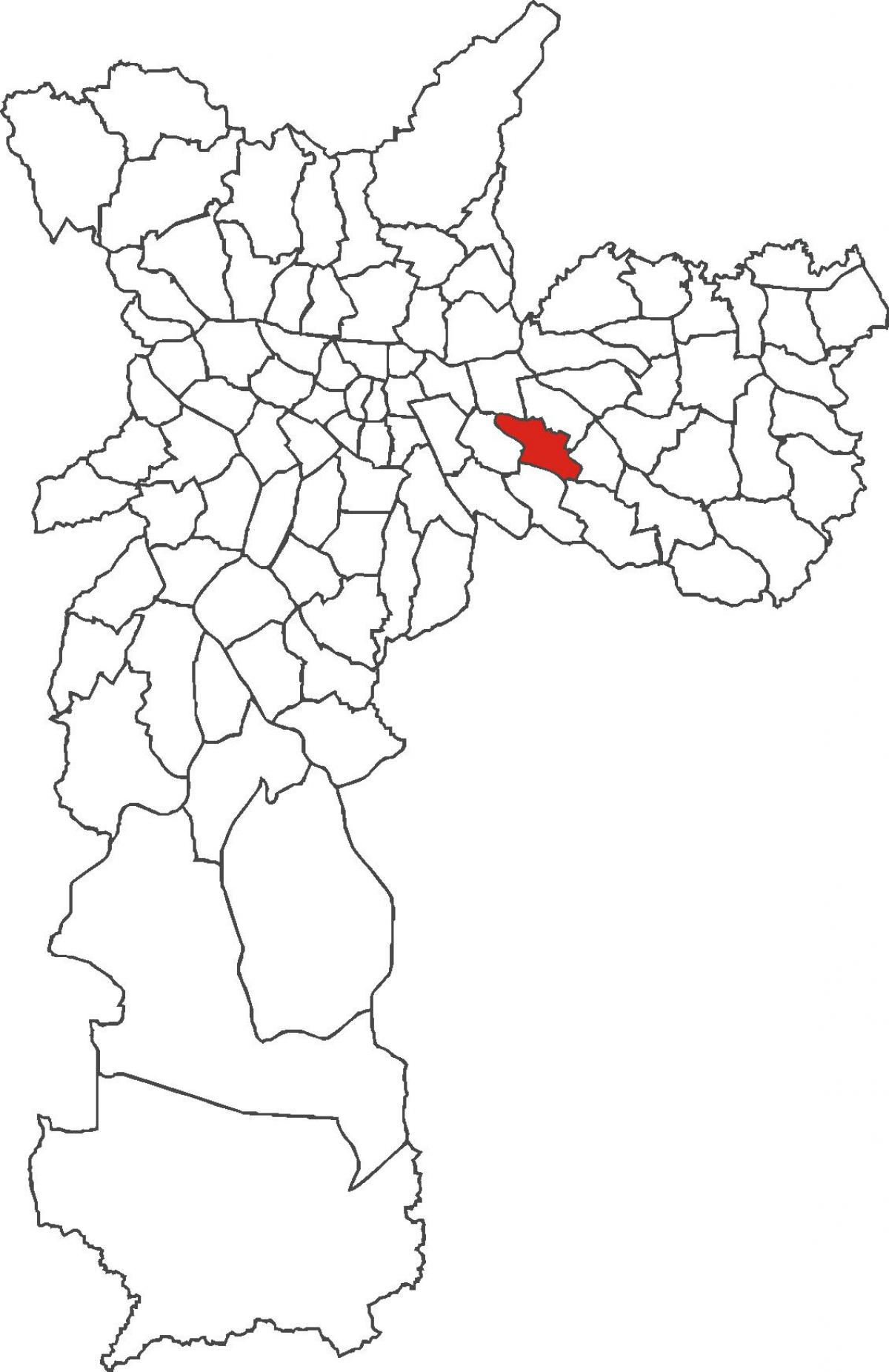 지도 Vila Formosa district