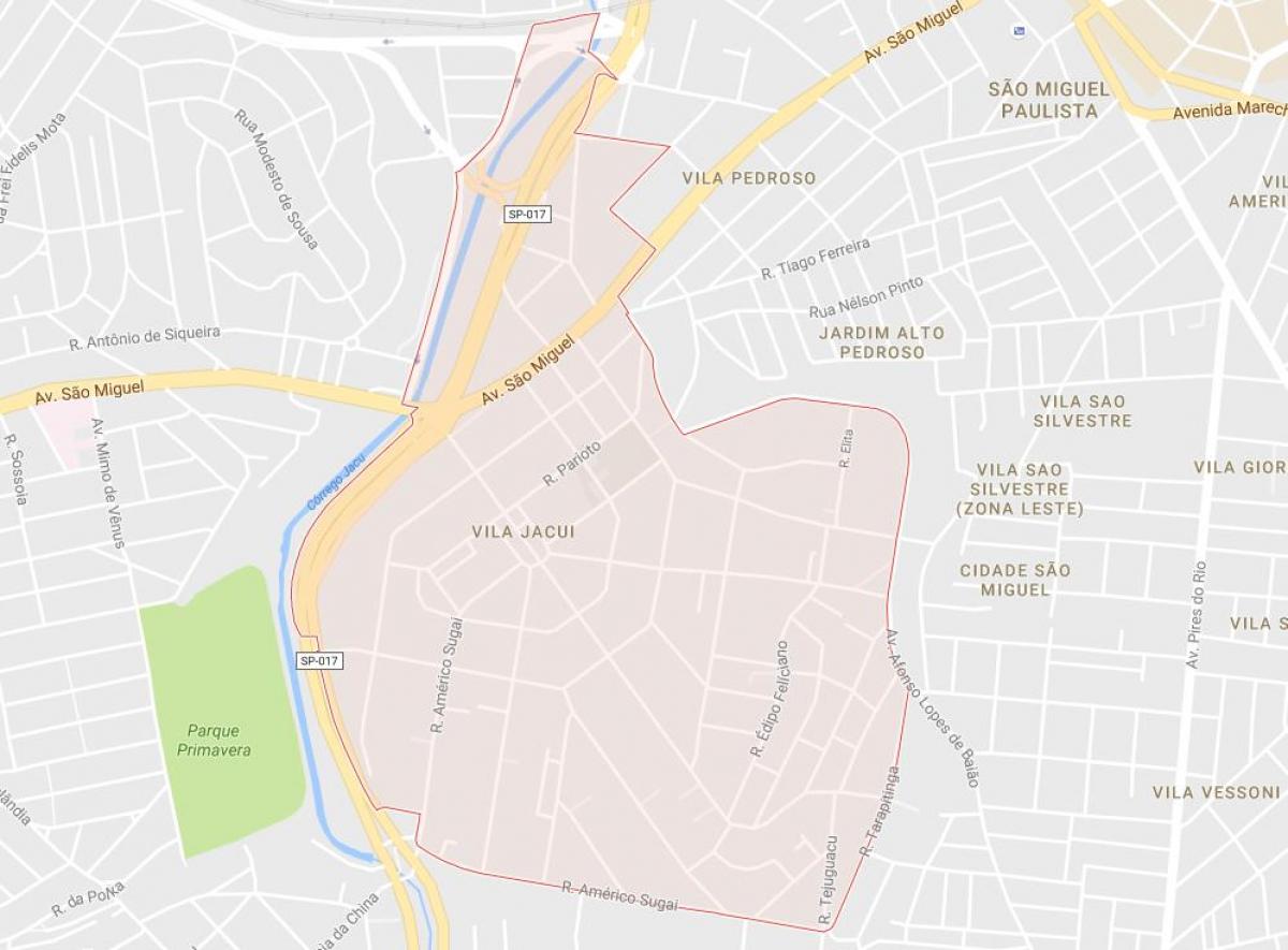 지도 빌라도의 Jacuí São Paulo