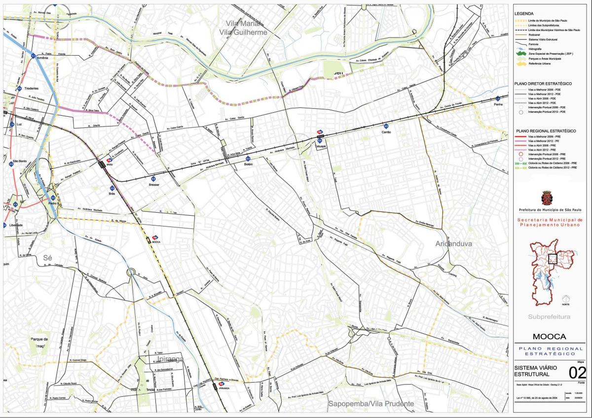 지도의 무카 상파울루-도로