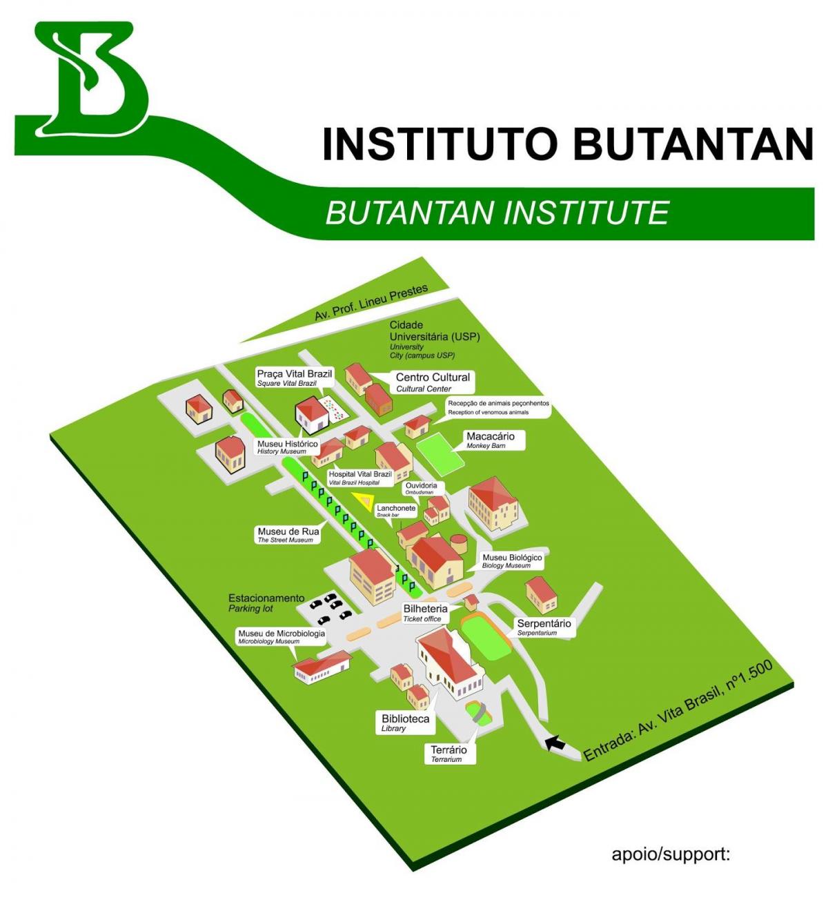 지도 연구소 Butantan