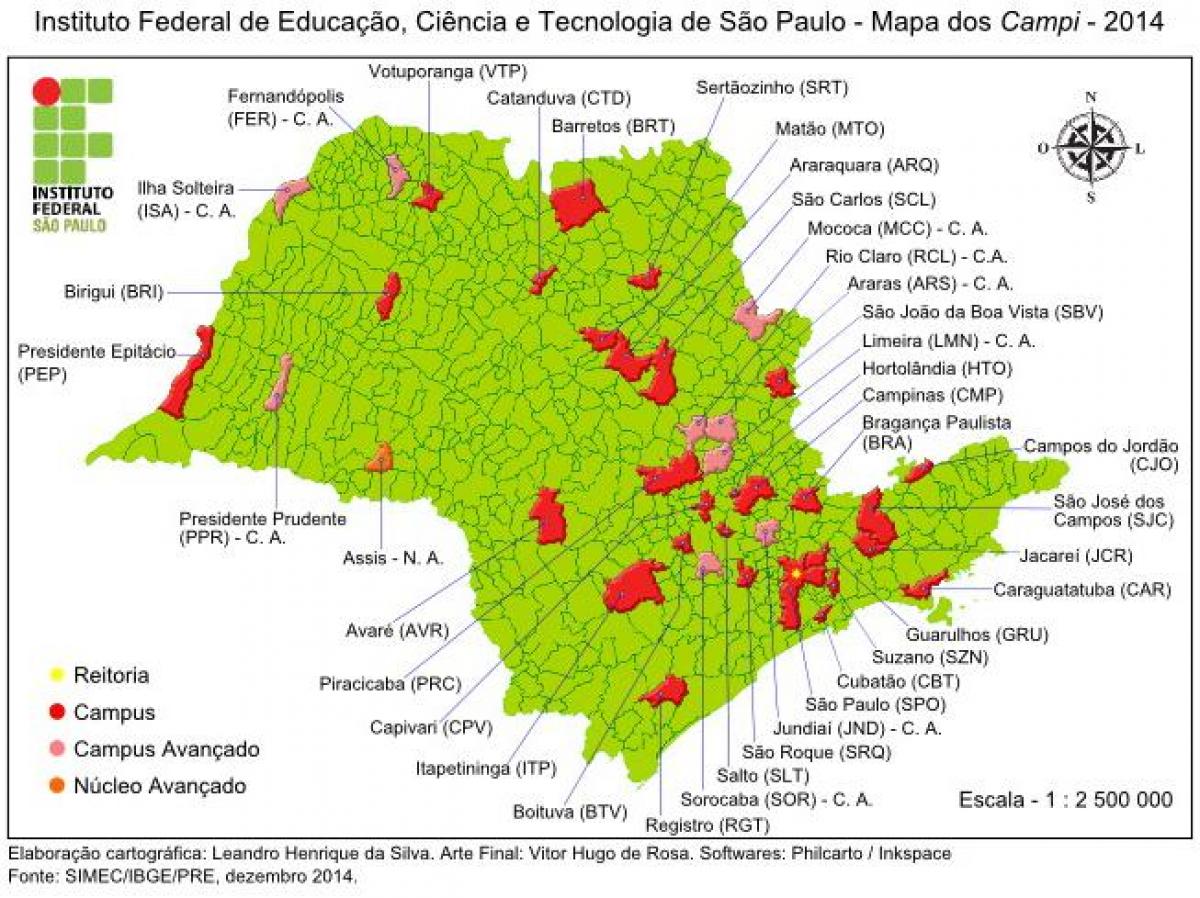 지도 연구소의 연방 상파울루-IFSP