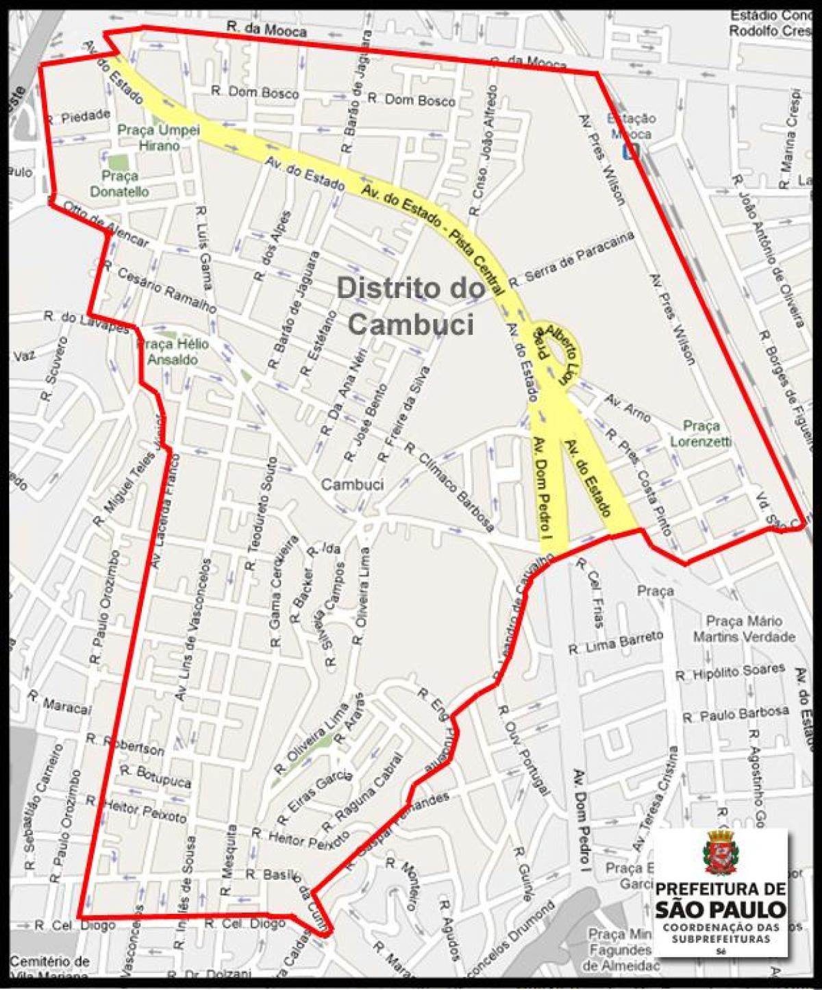 지도 캄부시 São Paulo
