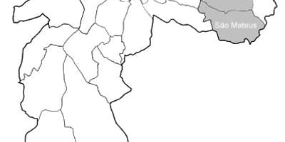 지도의 영역 Leste1São Paulo