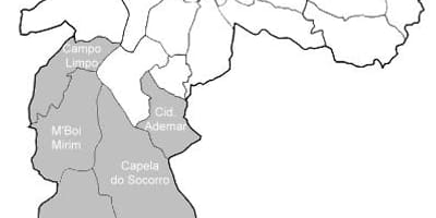 지도의 영역 Sul São Paulo