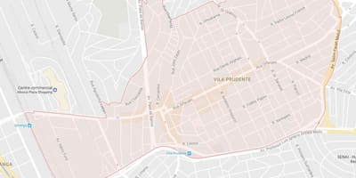 지도 빌라 프루덴테 São Paulo