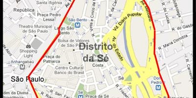 지도의 세 São Paulo