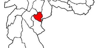 지도의 자바쿠아라 sub-현 São Paulo