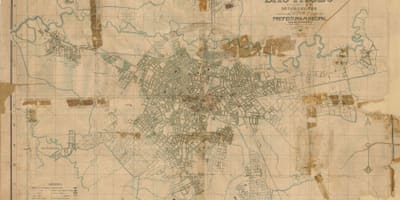 지도의 전 상파울루-1916