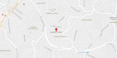 지도의 캄포 림포 São Paulo