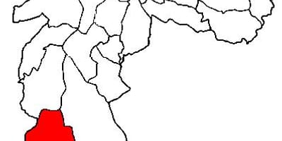 지도의 파렐헤이로스 sub-현 São Paulo