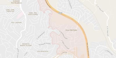 지도의 피리투바자라 São Paulo