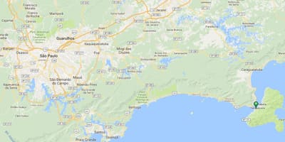 지도의 해변 오스카