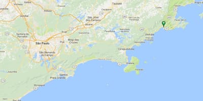 지도의 해변 Estaleiro
