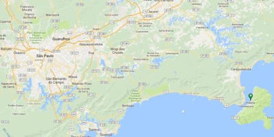 지도의 해변 Itaguassu