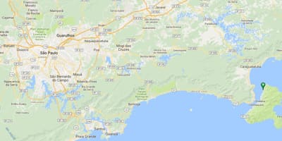 지도의 해변 Siriúba
