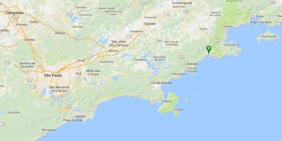 지도의 해변 Ubatumirim
