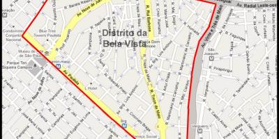 지도 Bela Vista São Paulo