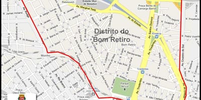 지도 Bom Retiro São Paulo