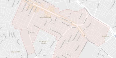 지도 Carrão São Paulo