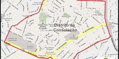 지도 Consolação São Paulo